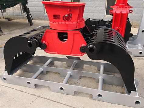 mini excavator log grapple for sale|grapple attachment for mini excavator.